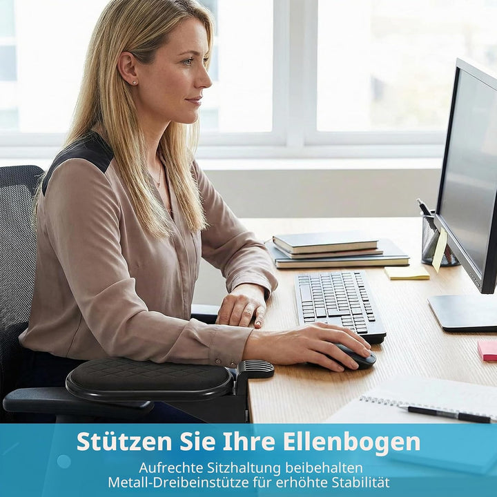 Armauflage Schreibtisch, Armlehnen Polster Verstellbare Computer-Armstütze Schreibtisch Verlängerung