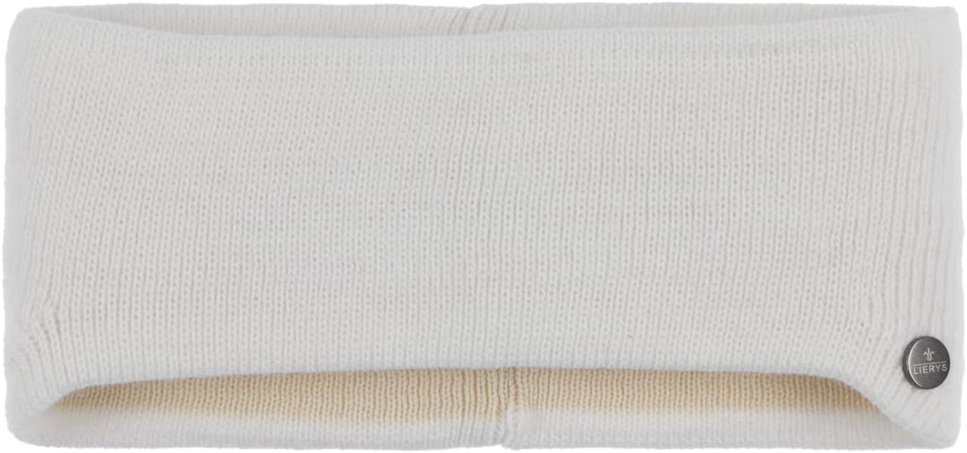 LIERYS Mono Classic Stirnband Damen/Herren (7,5 cm breit) - Made in Germany - Ohrenwärmer gefüttert
