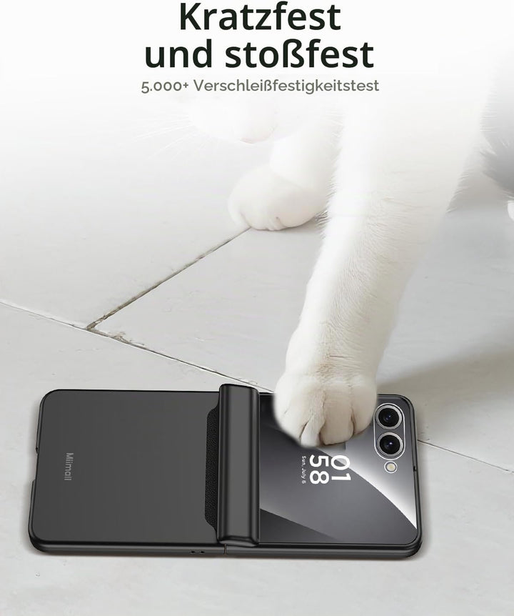 Miimall Kompatibel mit Samsung Galaxy Z Flip 7 Hülle mit Scharnierschutz Magnetischer [Externer Bild