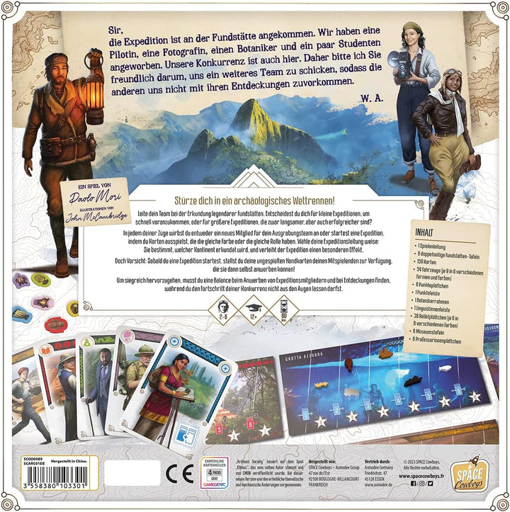 Space Cowboys | Archeos Society | Kennerspiel | 2-6 Spieler | Ab 12+ Jahren | 60 Minuten | Deutsch