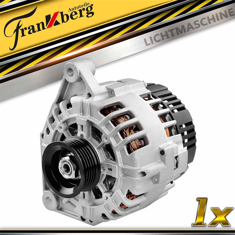 Frankberg Alternator Lichtmaschine Generator Kompatibel mit A4 1.6L 1.8L 1998-2000 A6 1.8L 1998-2005