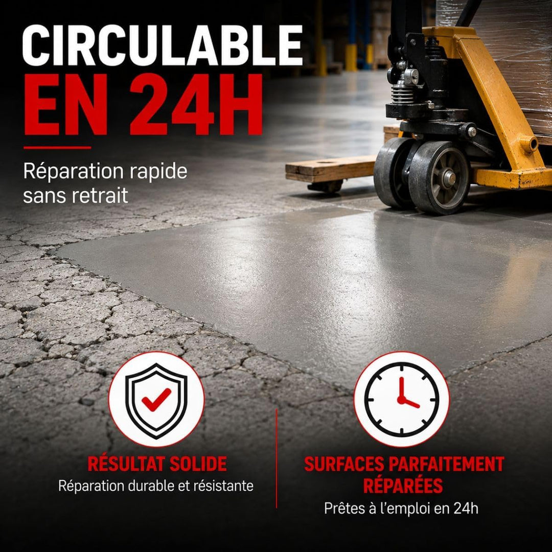 Epoxid-Reparaturmörtel für Löcher und Schlaglöcher: DURPOX - 5 kg, 5 kg