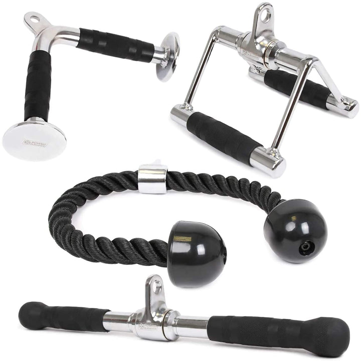 POWER GUIDANCE Trizeps-Kabelzug nach unten drücken, Gewicht Maschinenzubehör 5# V Handle+Rotating Ba