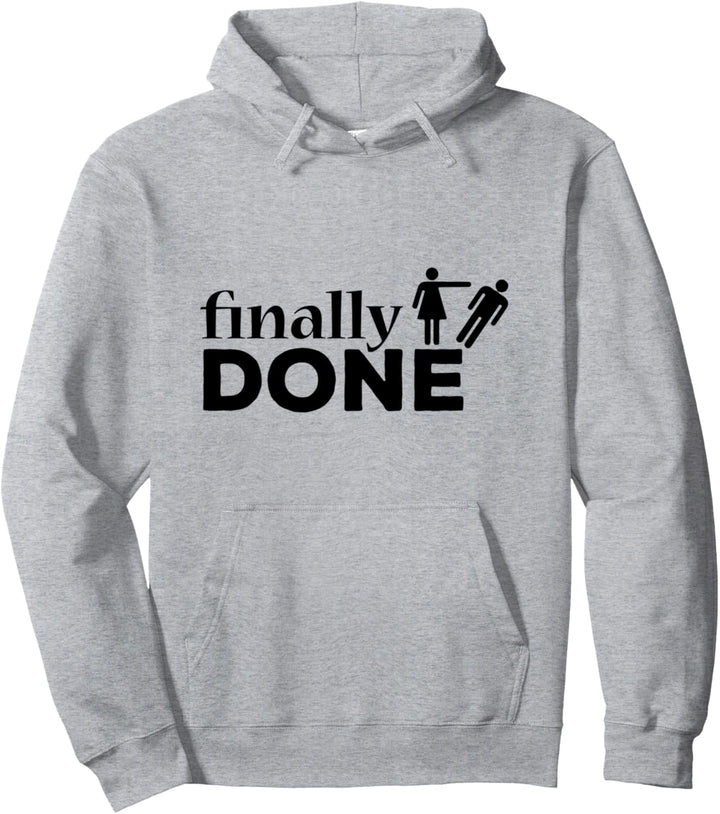 Lustige Scheidung endlich abgeschlossen Zitate Ehefrau Pullover Hoodie