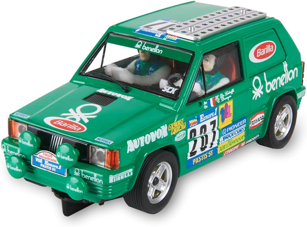 SCX - Original-Rennauto - Slotcar, Massstab 1:32 (FIAT Panda - Dakar)