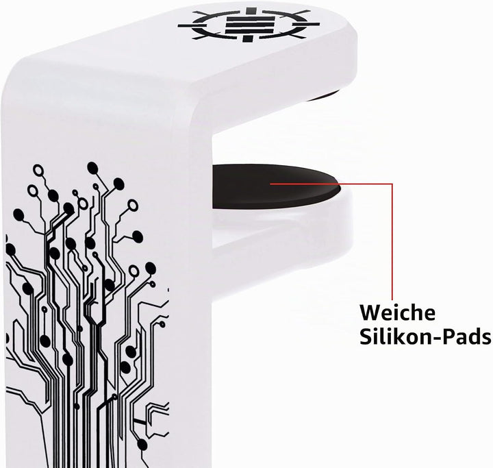 ENHANCE PC Gaming Headset Kopfhörer Halterung Hanger Mount Kopfhörer Stand mit verstellbaren & Schwe
