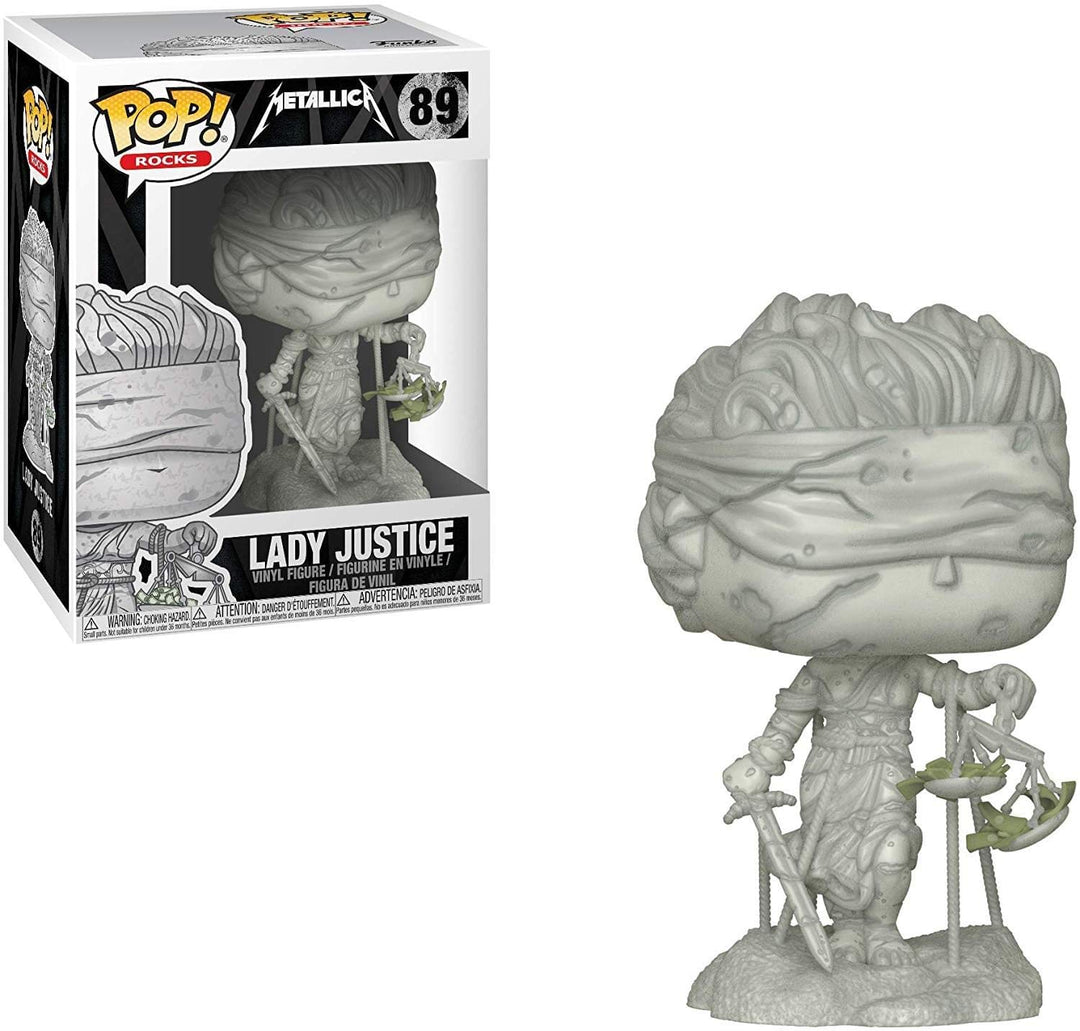 Funko Pop! Vinyl: Rocks: Metallica: Lady Justice, Multi - Vinyl-Sammelfigur - Geschenkidee - Offizie