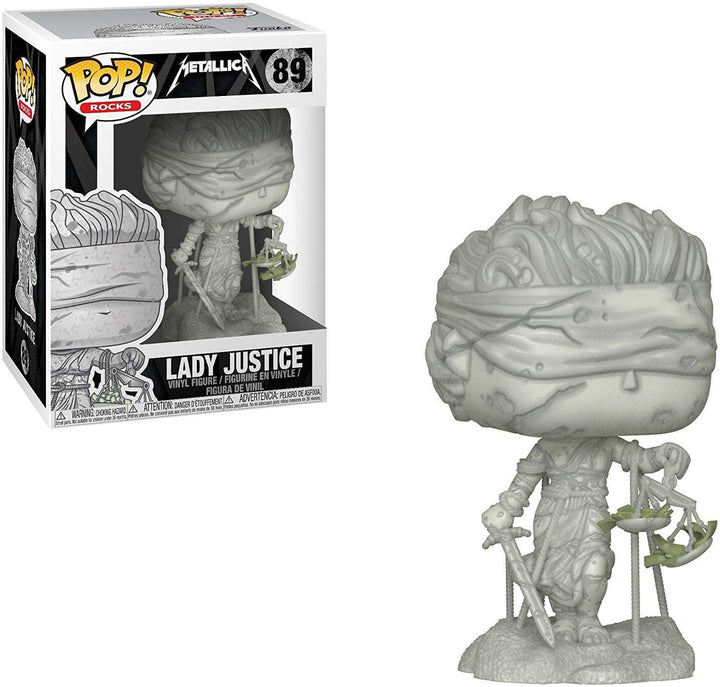 Funko Pop! Vinyl: Rocks: Metallica: Lady Justice, Multi - Vinyl-Sammelfigur - Geschenkidee - Offizie