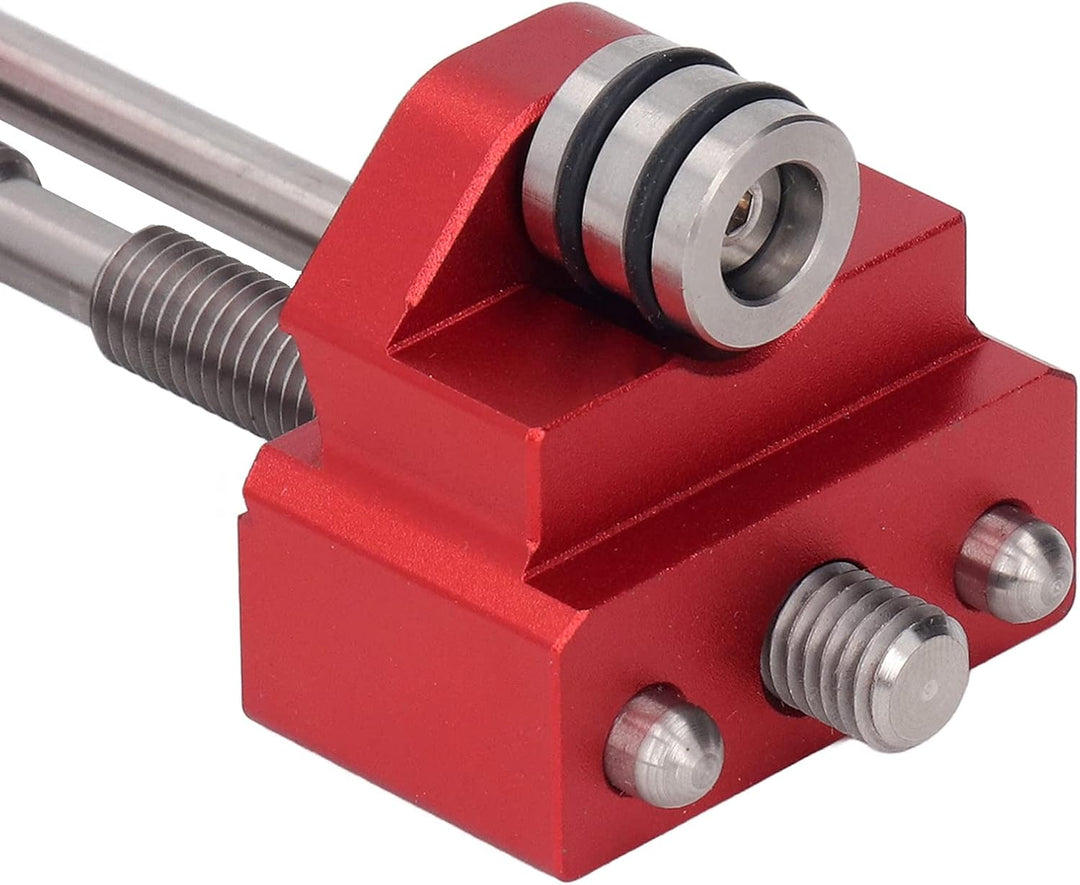 Verstellbare Schärflehre für Meissel und Hobel, Aluminiumlegierung, Rot und Silber, Professionelles