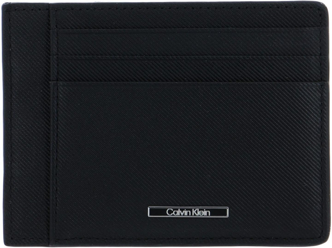 Calvin Klein Herren Commute ID Cardholder K50K507391 geldbörsen, Schwarz (Ck Black)