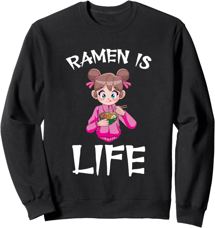 Lustige japanische Manga Otaku Mädchen Anime Ramen ist das Sweatshirt