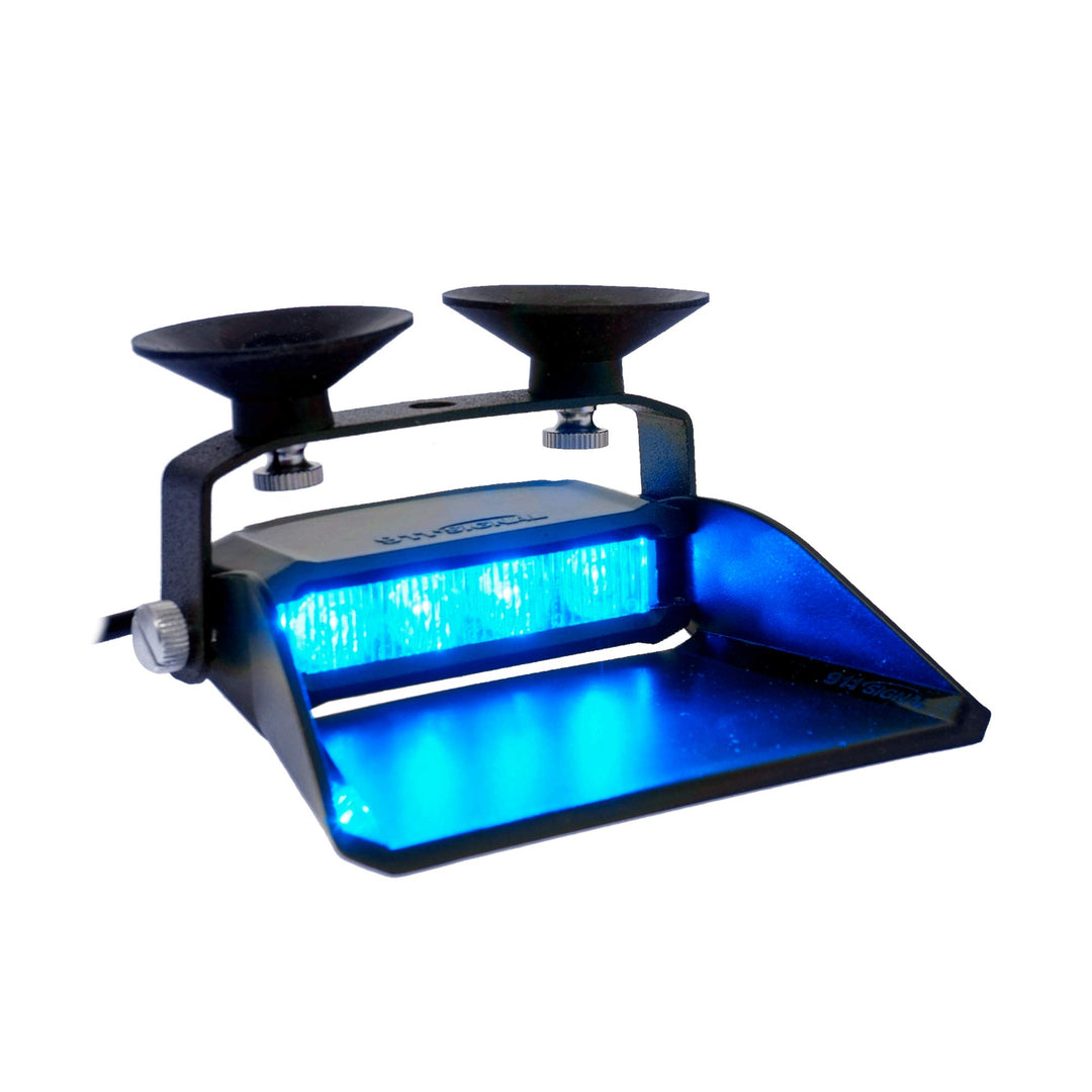 LED-MARTIN® S4 Strassenräumer – Lichtfarbe blau - für den professionellen Einsatz, ECE-R65 Typengene