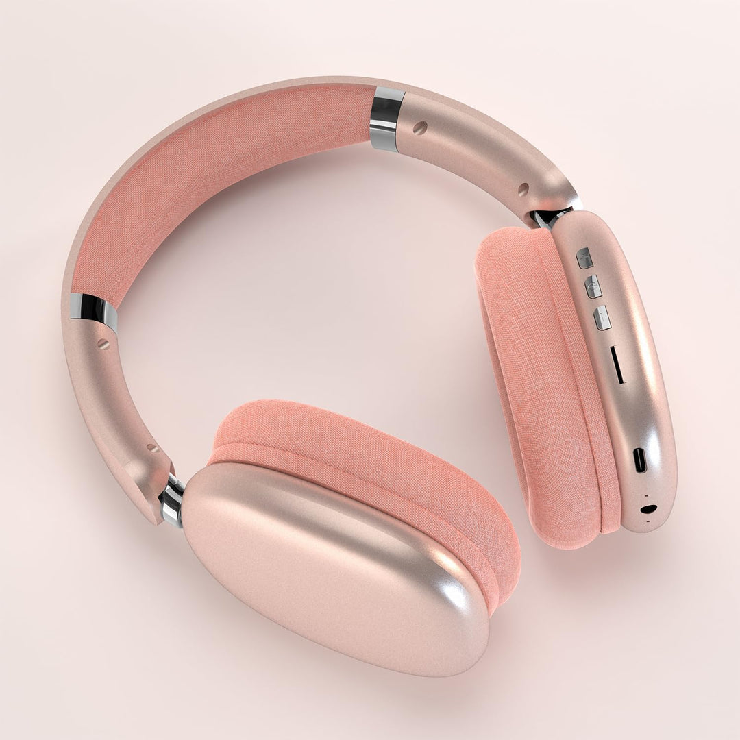 Bluetooth Over-Ear-Kopfhörer Kabellos, Hi-Fi Stereo mit Freisprechen, 30 Std Spielzeit, Sprachassist