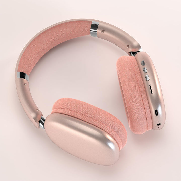 Bluetooth Over-Ear-Kopfhörer Kabellos, Hi-Fi Stereo mit Freisprechen, 30 Std Spielzeit, Sprachassist