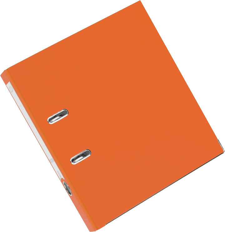 Elba Ordner A4, Smart Pro, 5 cm schmal, Kunststoff aussen, orange, 10 Stück, orange