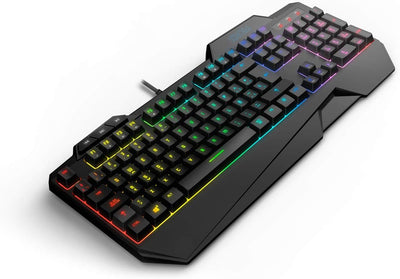 KROM Set mit Tastatur und Maus KRUSHER -NXKROMKRSHRSP- Set mini mechanische tastatur, RGB-LED-Beleuc