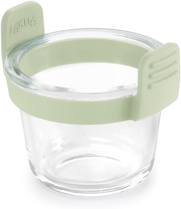 Lékué Mini-Gläser für Heissluftfritteuse 4er-Set, Mini-Gläser