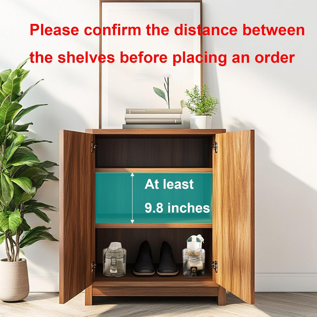 GlSAKE Schuhschlitz-Organizer, verstellbar und transparent, grau, Platzsparend, Aufbewahrung für Sch