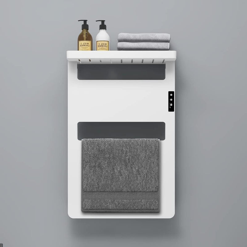 byecold Badheizkörper Bad Heizkörper mit Ablage Touchschalter Timer Handtuchhalter Heizung Elektrisc