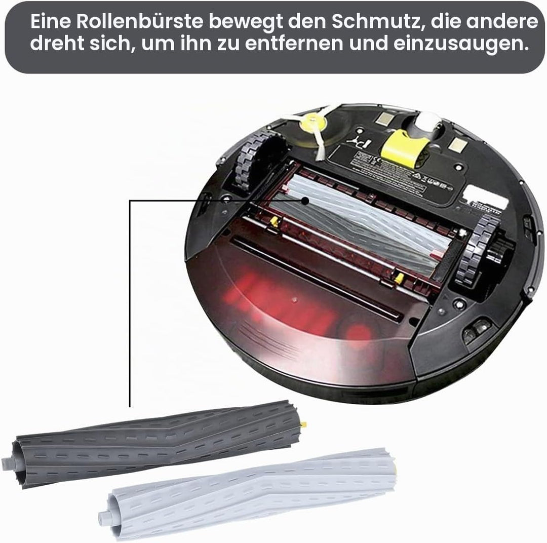 2 Set Ersatzteil Rollenbürste für iRobot Roomba 800 900 Serie 2 * Bürste Pour 800/900, 2 * Bürste Po