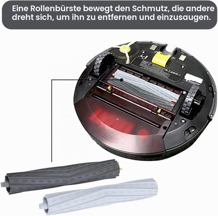 2 Set Ersatzteil Rollenbürste für iRobot Roomba 800 900 Serie 2 * Bürste Pour 800/900, 2 * Bürste Po