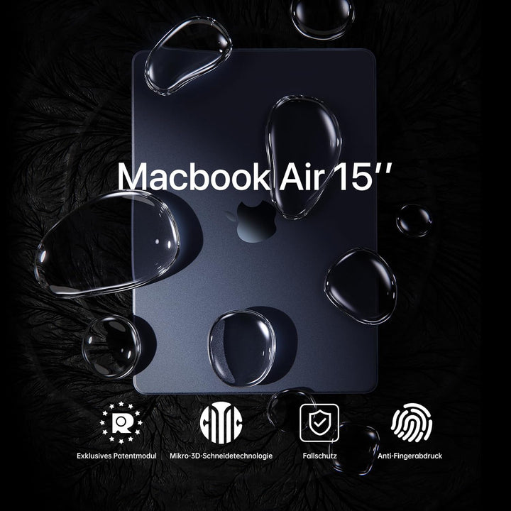Soonjet Hülle Kompatibel für MacBook Air 15 Zoll Hülle M2 2023 Neu A2941 Farbe Passend Ultradünne Sc