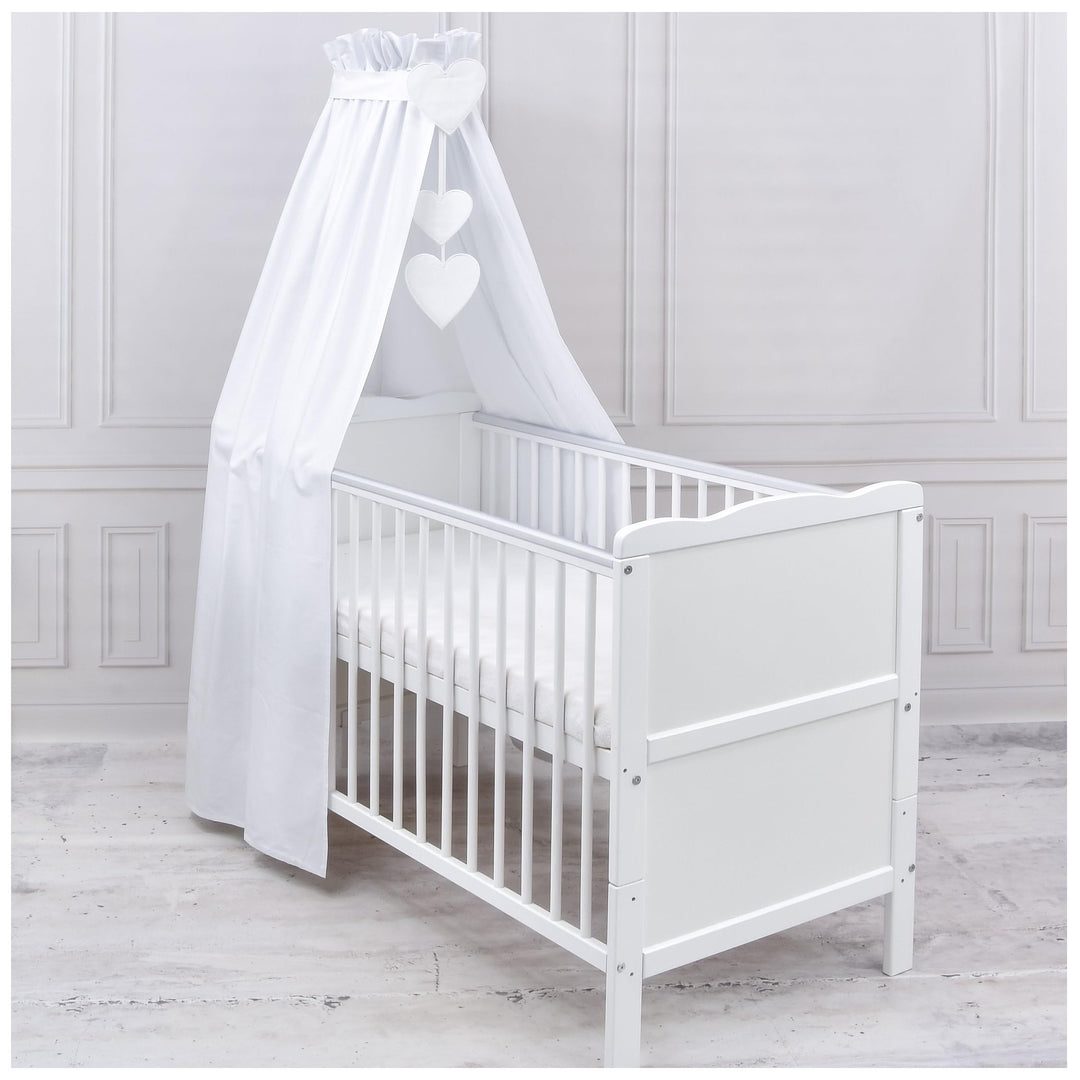 Generisch Baby Delux Babybett Himmel Betthimmel Baumwolle Baldachin für Babybett Kinderbett Wiege St