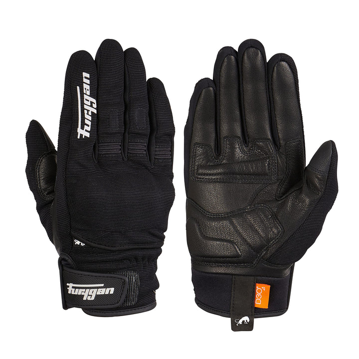 Furygan Jet D3O – Motorradhandschuhe für Herren – Handfläche 100% Leder – Touchscreen – Komfort – So