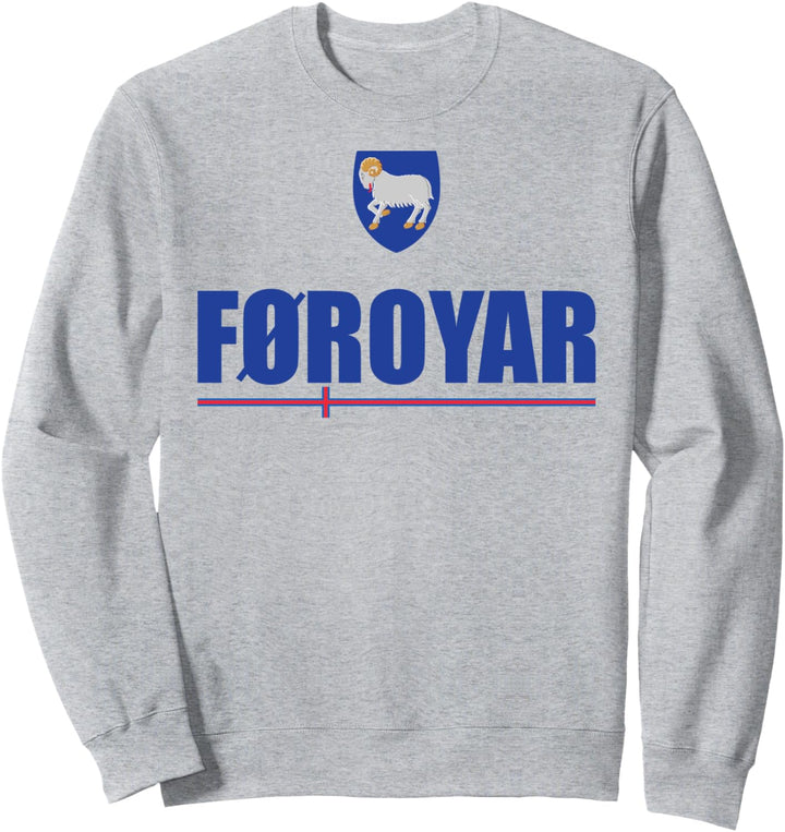 Faroese Coat Of Arms Souvenir The Banner Of Faroe Islands Sweatshirt