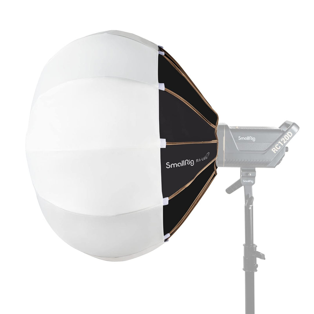 SMALLRIG Laternen Softbox 60cm/26 Zoll, Bowens Mount Softbox mit Klettverschluss Flexible Barndoor T