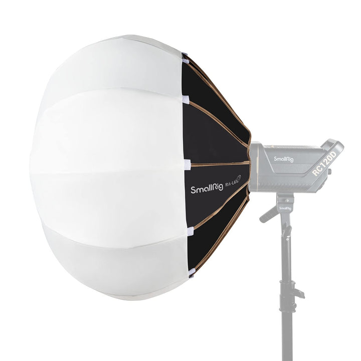 SMALLRIG Laternen Softbox 60cm/26 Zoll, Bowens Mount Softbox mit Klettverschluss Flexible Barndoor T