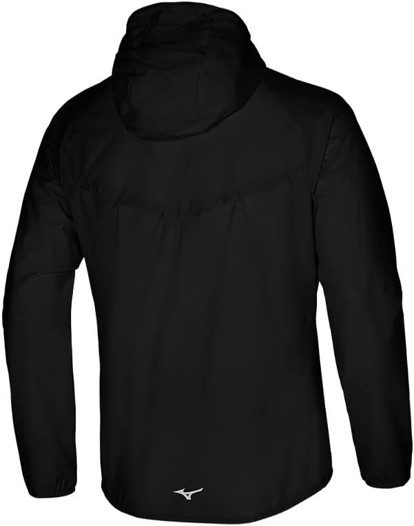 Mizuno Herren Laufjacke S Schwarz, S Schwarz
