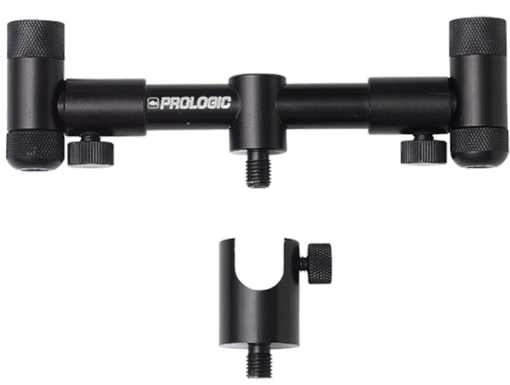 Prologic Rutenauflage für Banksticks zum Karpfenangeln 15-25cm Element Quick Release 2 Rod Buzz Bar