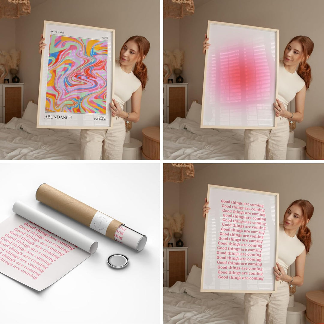 ZoeyAustin® Poster Set – 3x Wandbilder 50x70 | Bilder, Poster & Kunstdrucke für Wanddeko Wohnzimmer