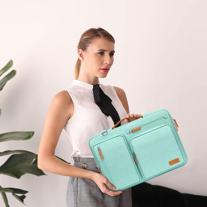 MOSISO 360 Schütz Laptoptasche 14 Zoll, 14 Zoll Aktentasche Kompatibel mit HP Lenovo Dell ASUS Acer,