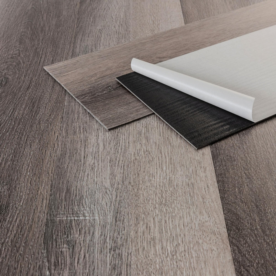 ML-Design Deluxe PVC Bodenbelag, Selbstklebende Vinyl-Dielen, Vinylboden, 91,5 cm x 15,3 cm x 2 mm,