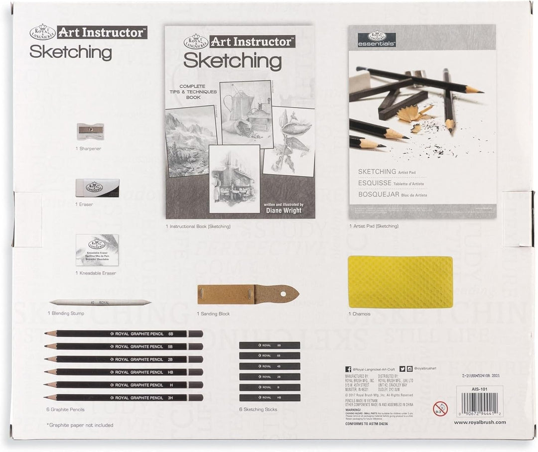 Royal Brush Art Instructor Skizzieren Set 20