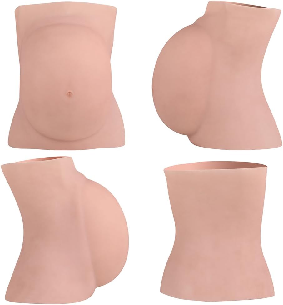 Künstlicher Schwangerschaftsbauch aus Silikon, für Film und Fernseher, Requisiten, Cosplay, Fotograf