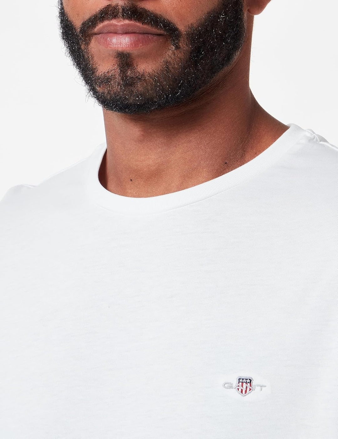 GANT Herren Reg Shield Ls T-Shirt S Eggshell, S Eggshell