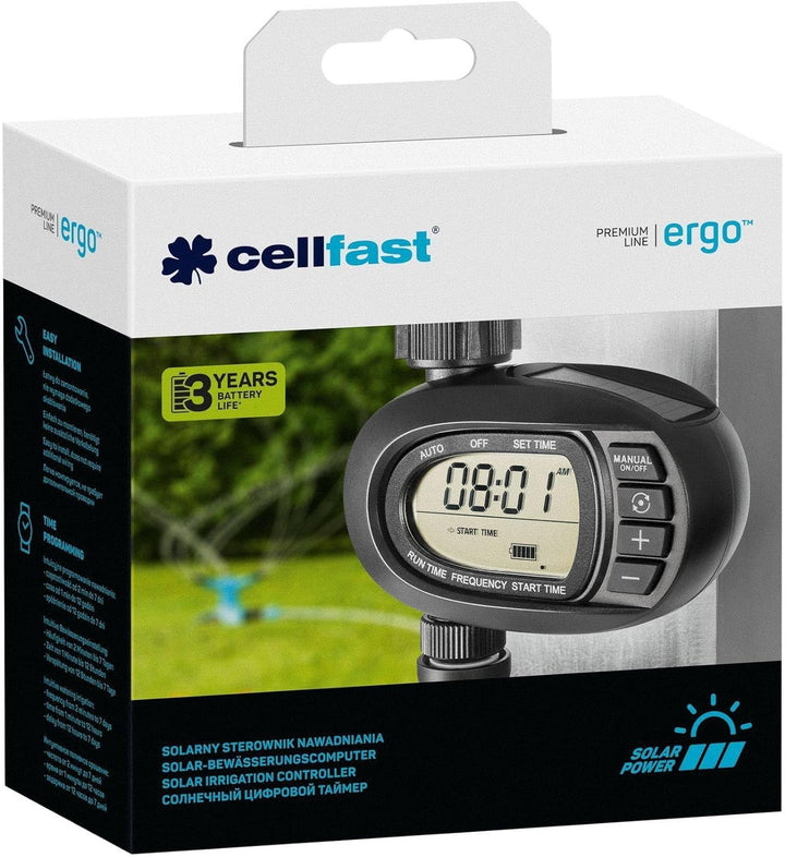 Cellfast Ergo Bewässerungssteuerung, schwarz/blau