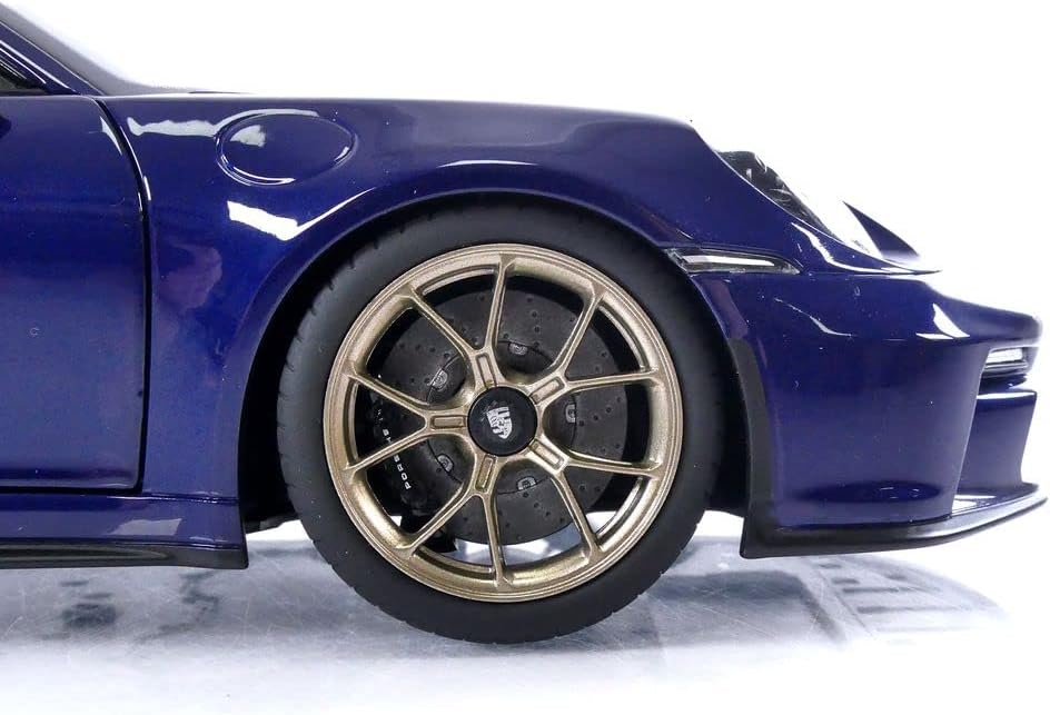 Norev Porsche 911 (992) GT3 Touring 2021 dunkelblau metallic Modellauto 1:18