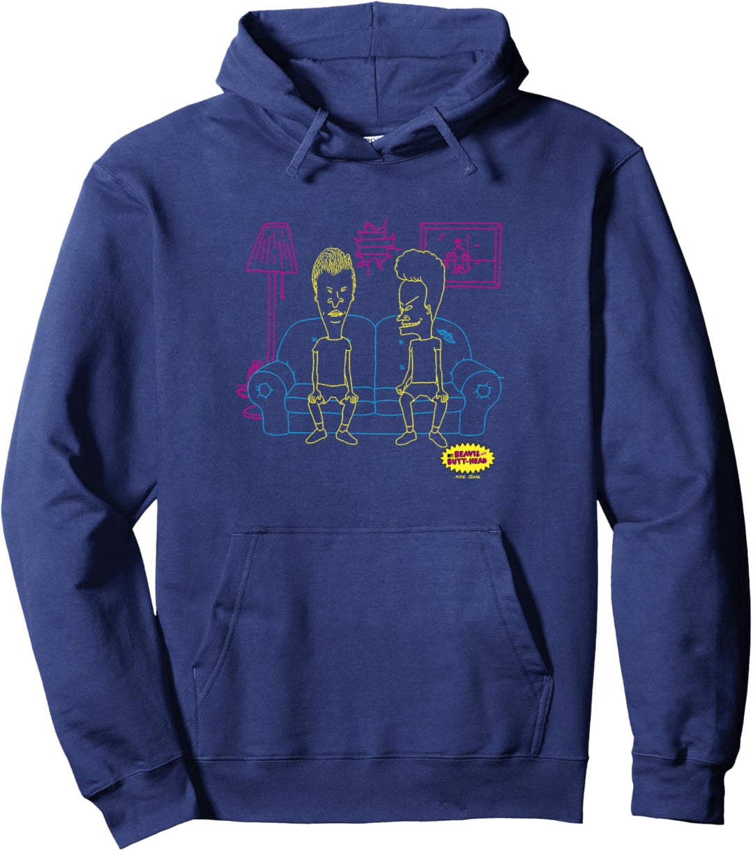Beavis and Butt-Head Neon Pullover Hoodie