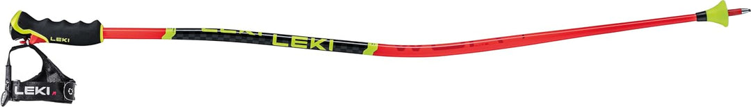 LEKI Unisex-Adult Skistock 115 Bright Red - Black - Neon Yellow, 115 Bright Red - Black - Neon Yello