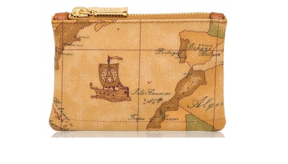 ALVIERO MARTINI DONNA Portachiavi A Bustina Geo Classico Naturale Mod. M001 6000 Einheitsgrösse, Ein