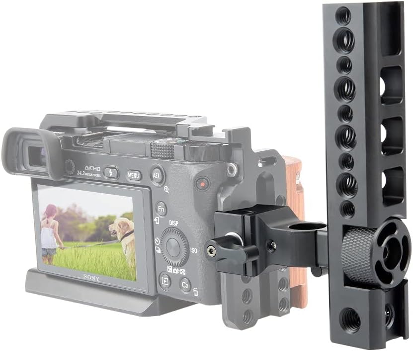 NICEYRIG NATO Rail Top Clamp Sony Griff Handle Rig Quick Release mit 15 mm Rod Clamp und kalten Schu
