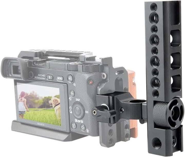 NICEYRIG NATO Rail Top Clamp Sony Griff Handle Rig Quick Release mit 15 mm Rod Clamp und kalten Schu