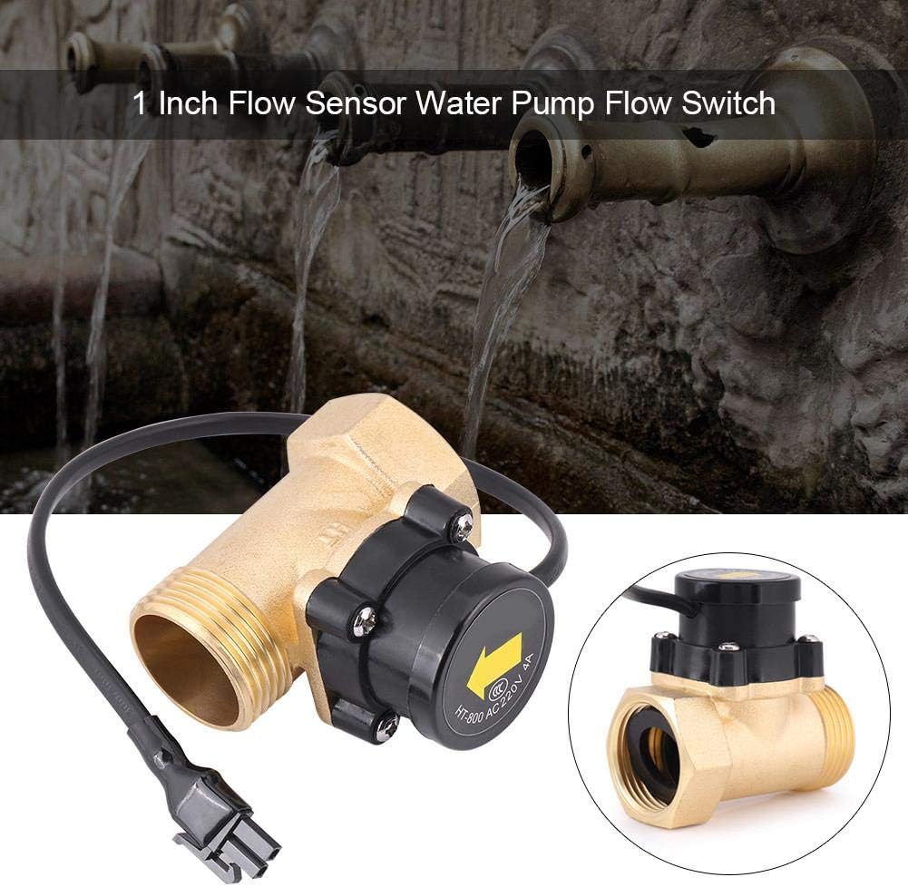 VIFER Schalter für Durchflusssensor, HT-800 G1, Gewinde 220 V, Schalter für Wasserdurchfluss, Wasser