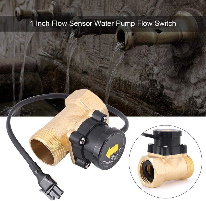 VIFER Schalter für Durchflusssensor, HT-800 G1, Gewinde 220 V, Schalter für Wasserdurchfluss, Wasser