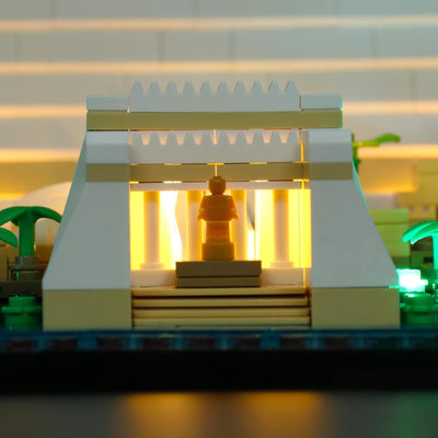 Led Licht Set für Lego Cheops Pyramide (Ohne Lego Set, Nur Lichter), Led Beleuchtungs Set für Lego 2