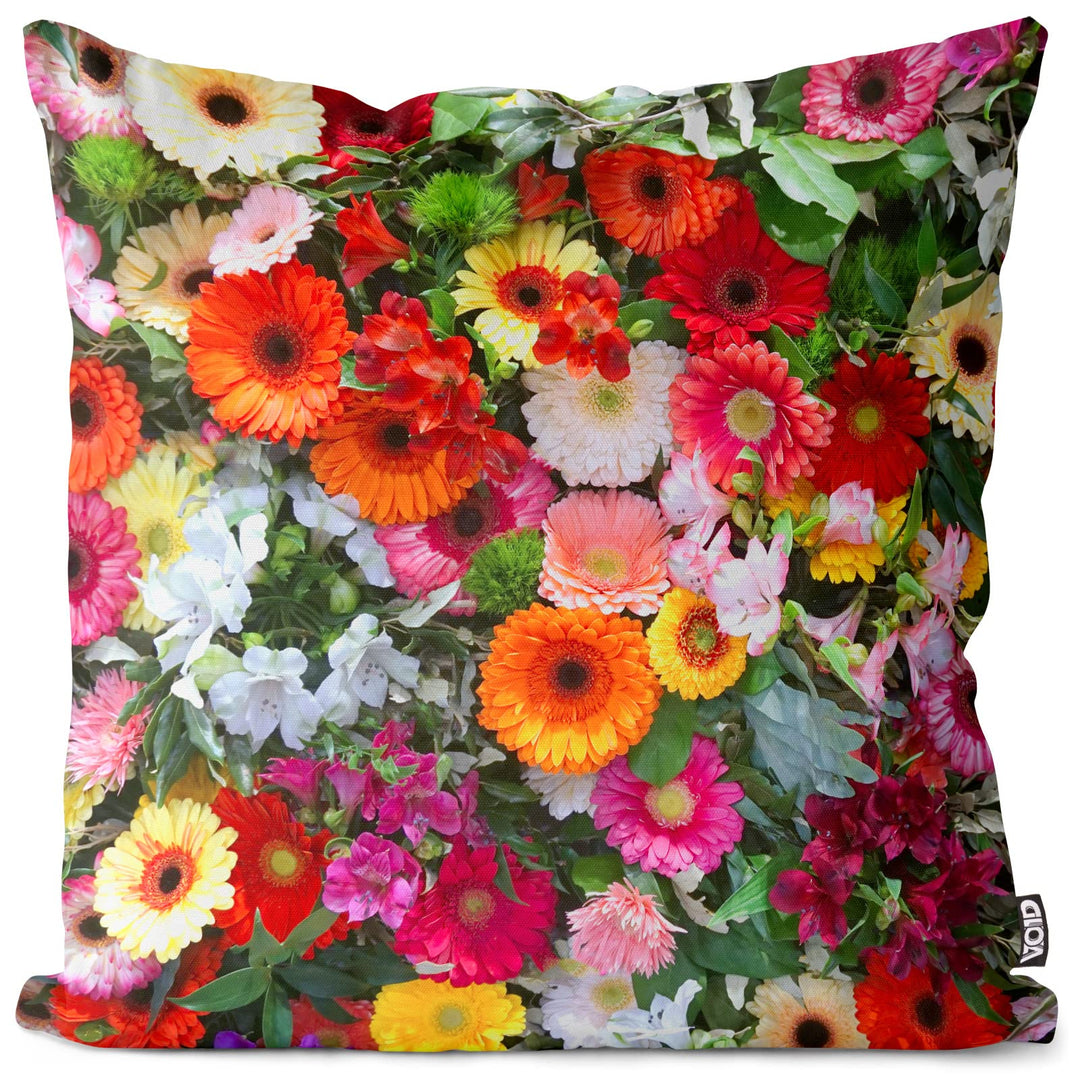 VOID Blumenmischung Kissenbezug Kissenhülle Sofakissen Kissen Deko Outdoor-Kissen Dekokissen, Kissen
